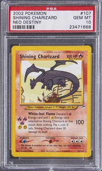 2002 Pokémon Neo Destiny #107 Shining Charizard - PSA GEM MT 10